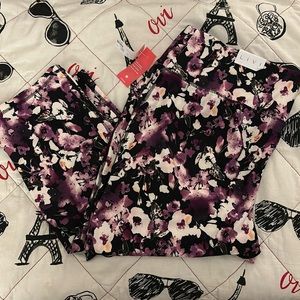 Livi multicolor capri leggings